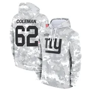 Youth Davon Coleman New York Giants Camo Arctic 2024 Salute to Service Club Fleece Pullover Hoodie
