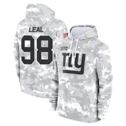 Youth DeMarvin Leal New York Giants Camo Arctic 2024 Salute to Service Club Fleece Pullover Hoodie