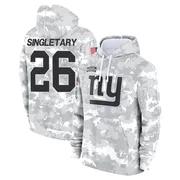 Youth Devin Singletary New York Giants Camo Arctic 2024 Salute to Service Club Fleece Pullover Hoodie