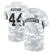 Youth Doug Kotar New York Giants Camo Arctic 2024 Salute to Service Performance T-Shirt