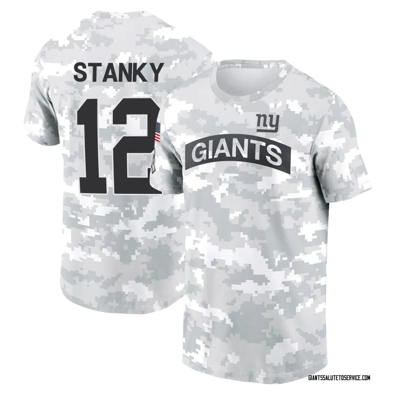 Youth Eddie Stanky New York Giants Camo Arctic 2024 Salute to Service Performance T-Shirt