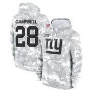 Youth Elijah Campbell New York Giants Camo Arctic 2024 Salute to Service Club Fleece Pullover Hoodie