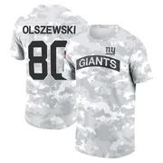 Youth Gunner Olszewski New York Giants Camo Arctic 2024 Salute to Service Performance T-Shirt