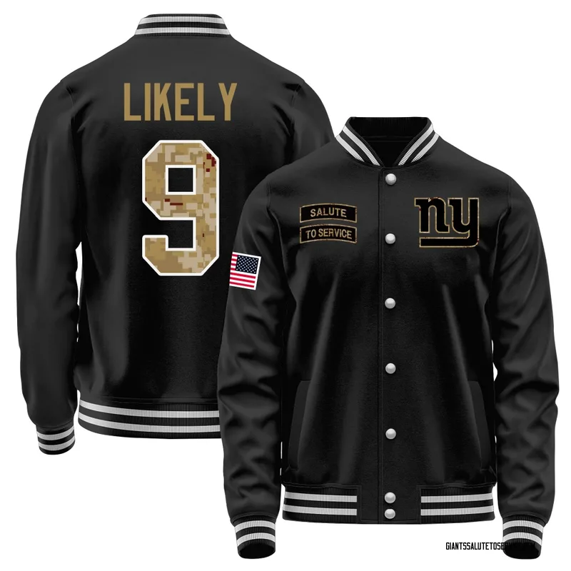 Youth Isaiah Likely New York Giants Black Salute to Service Sideline Performance Jacket