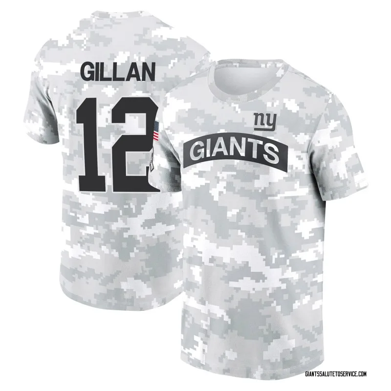 Youth Jamie Gillan New York Giants Camo Arctic 2024 Salute to Service Performance T-Shirt
