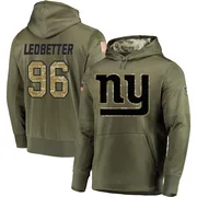 Youth Jeremiah Ledbetter New York Giants Olive Salute to Service Pullover Hoodie