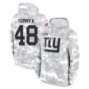 Youth Jermaine Terry II New York Giants Camo Arctic 2024 Salute to Service Club Fleece Pullover Hoodie