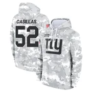 Youth Jonathan Casillas New York Giants Camo Arctic 2024 Salute to Service Club Fleece Pullover Hoodie