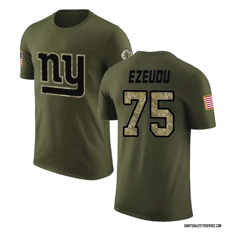 Youth Joshua Ezeudu New York Giants Legend Olive Salute to Service T-Shirt