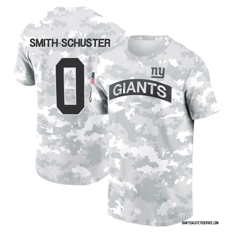 Youth JuJu Smith-Schuster New York Giants Camo Arctic 2024 Salute to Service Performance T-Shirt