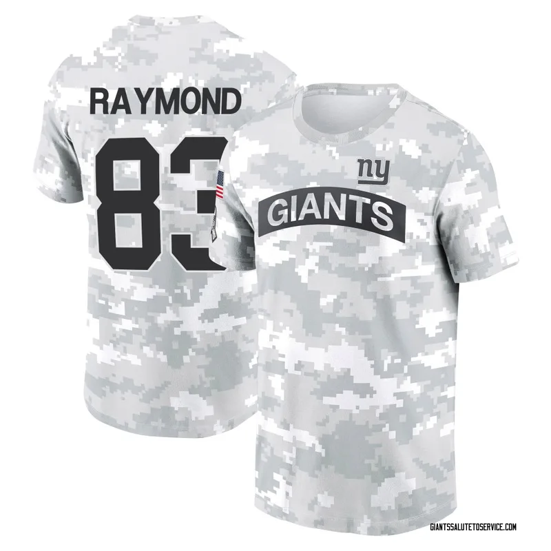 Youth Kalif Raymond New York Giants Camo Arctic 2024 Salute to Service Performance T-Shirt