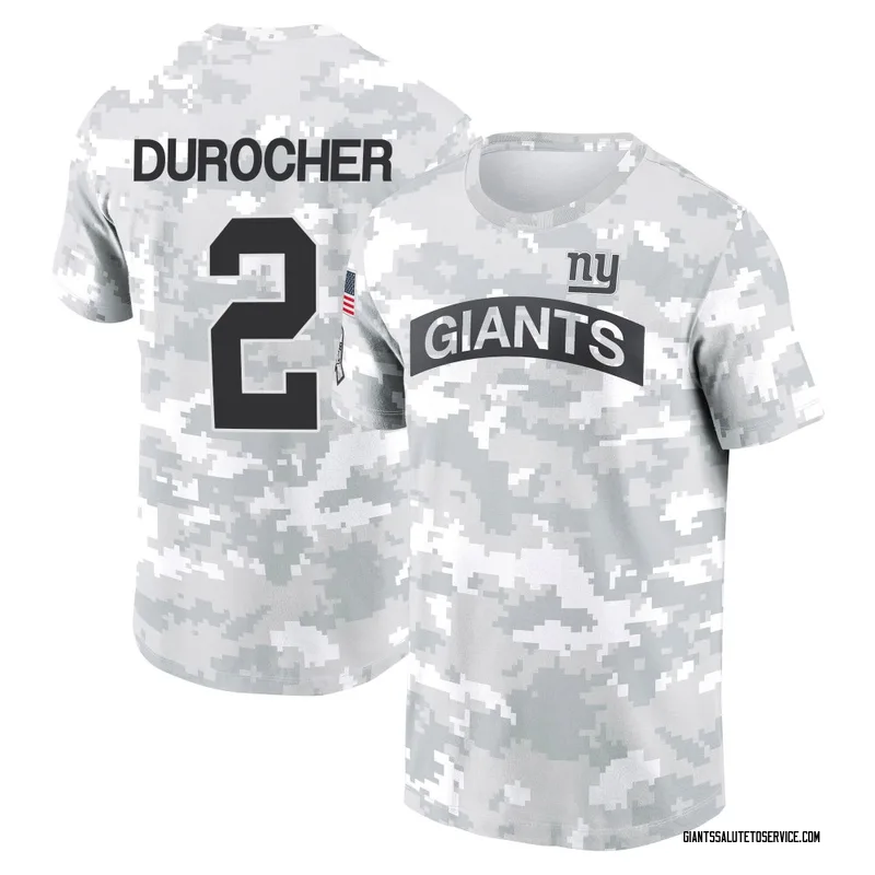 Youth Leo Durocher New York Giants Camo Arctic 2024 Salute to Service Performance T-Shirt