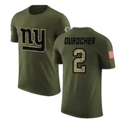 Youth Leo Durocher New York Giants Legend Olive Salute to Service T-Shirt