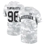 Youth Marlon Tuipulotu New York Giants Camo Arctic 2024 Salute to Service Performance T-Shirt