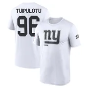 Youth Marlon Tuipulotu New York Giants Legend White 2024 Salute to Service Performance T-Shirt