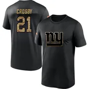 Youth Mason Crosby New York Giants Black 2020 Salute To Service Performance T-Shirt
