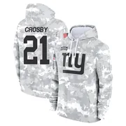 Youth Mason Crosby New York Giants Camo Arctic 2024 Salute to Service Club Fleece Pullover Hoodie
