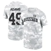 Youth Matthew Adams New York Giants Camo Arctic 2024 Salute to Service Performance T-Shirt