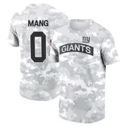 Youth Maximilian Mang New York Giants Camo Arctic 2024 Salute to Service Performance T-Shirt