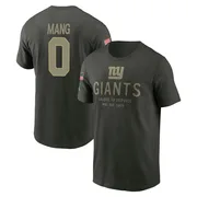 Youth Maximilian Mang New York Giants Green Forest/ 2025 Salute to Service Sideline Primary Edge T-Shirt