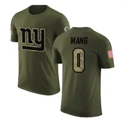 Youth Maximilian Mang New York Giants Legend Olive Salute to Service T-Shirt
