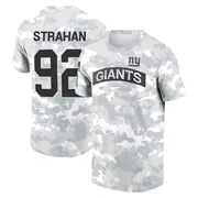 Youth Michael Strahan New York Giants Camo Arctic 2024 Salute to Service Performance T-Shirt