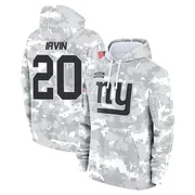 Youth Monte Irvin New York Giants Camo Arctic 2024 Salute to Service Club Fleece Pullover Hoodie