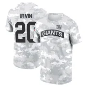 Youth Monte Irvin New York Giants Camo Arctic 2024 Salute to Service Performance T-Shirt