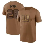Youth Monte Irvin New York Giants Legend Brown 2023 Salute To Service Performance T-Shirt