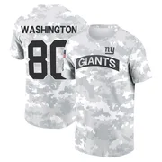 Youth Montrell Washington New York Giants Camo Arctic 2024 Salute to Service Performance T-Shirt