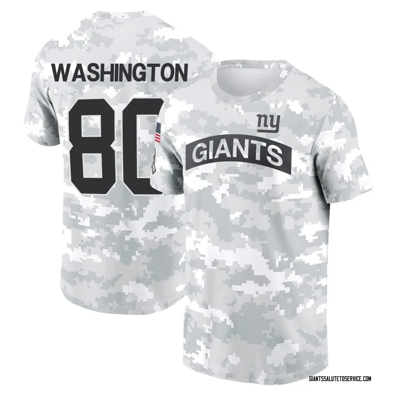Youth Montrell Washington New York Giants Camo Arctic 2024 Salute to Service Performance T-Shirt