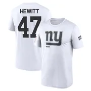 Youth Neville Hewitt New York Giants Legend White 2024 Salute to Service Performance T-Shirt