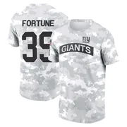Youth O'Donnell Fortune New York Giants Camo Arctic 2024 Salute to Service Performance T-Shirt