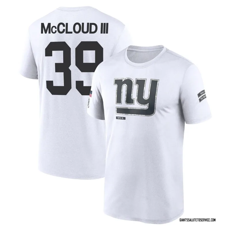 Youth Ray-Ray McCloud III New York Giants Legend White 2024 Salute to Service Performance T-Shirt