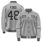 Youth Trace Ford New York Giants Gray Salute to Service Performance Jacket