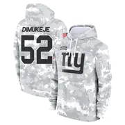Youth Victor Dimukeje New York Giants Camo Arctic 2024 Salute to Service Club Fleece Pullover Hoodie