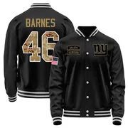 Youth Zaire Barnes New York Giants Black Salute to Service Sideline Performance Jacket